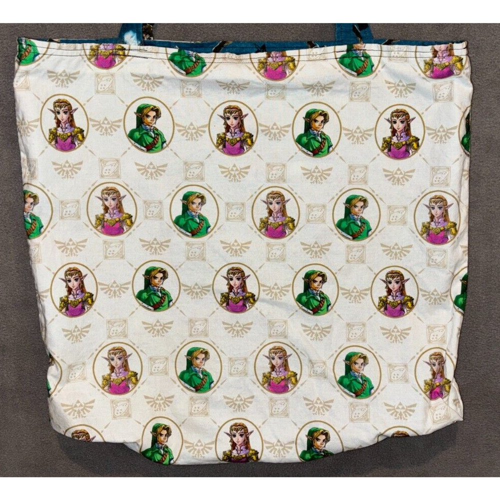 Nintendo The Legend of Zelda Link Handmade Reversible Tote Bag
